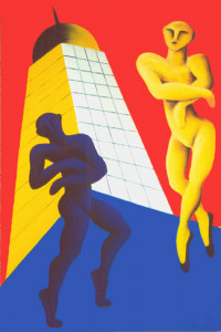 Tower, 90 x 60 cm