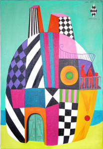 Träumhaus I, 1993, 90 x 62 cm