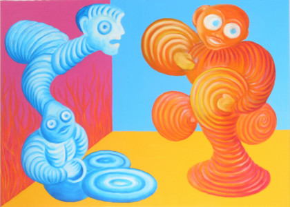Traumtänzer I, 100 x 140 cm