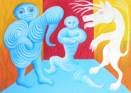 Traumtänzer II, 100 x 140 cm