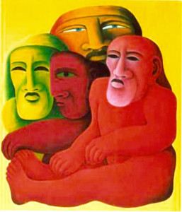 Versteinert, 1999, 140 x 120 cm