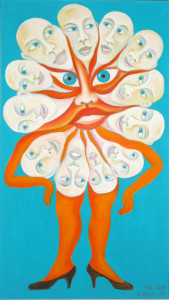 Wunderblüte, 120 x 70 cm