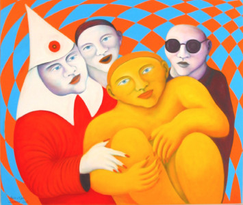 Zauberin, 110 x 130 cm