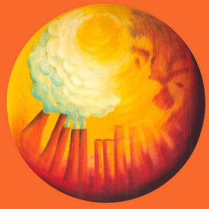 Feuer, 120 x 120 cm