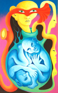 Leihmutter, 130 x 80 cm