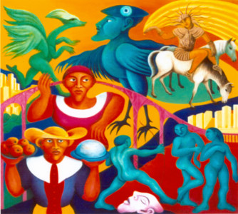 Der Achte Tag, 180 x 200 cm