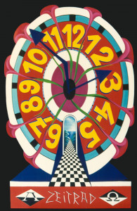 Zeitrad, 1998, 200 x 130 cm