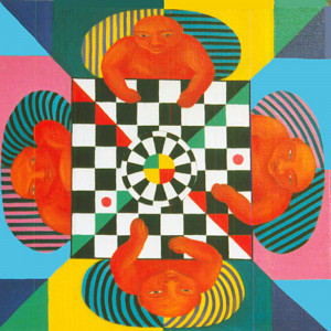 Zocker, 1993, 61 x 61 cm